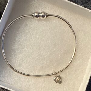 Eden “One of a Kind” two ball Silver Bracelet